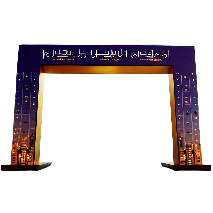 Dubai Frame Landmark Png Llj45 PNG Image