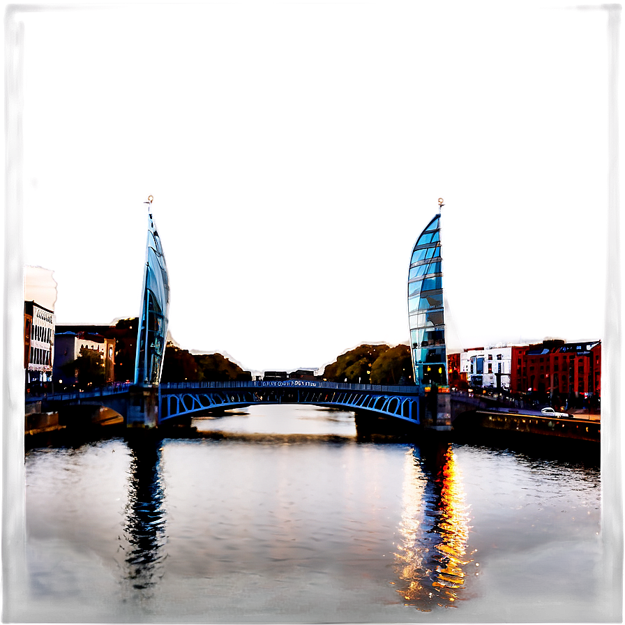 Dublin Liffey River Bridge Png Cvj73 PNG Image