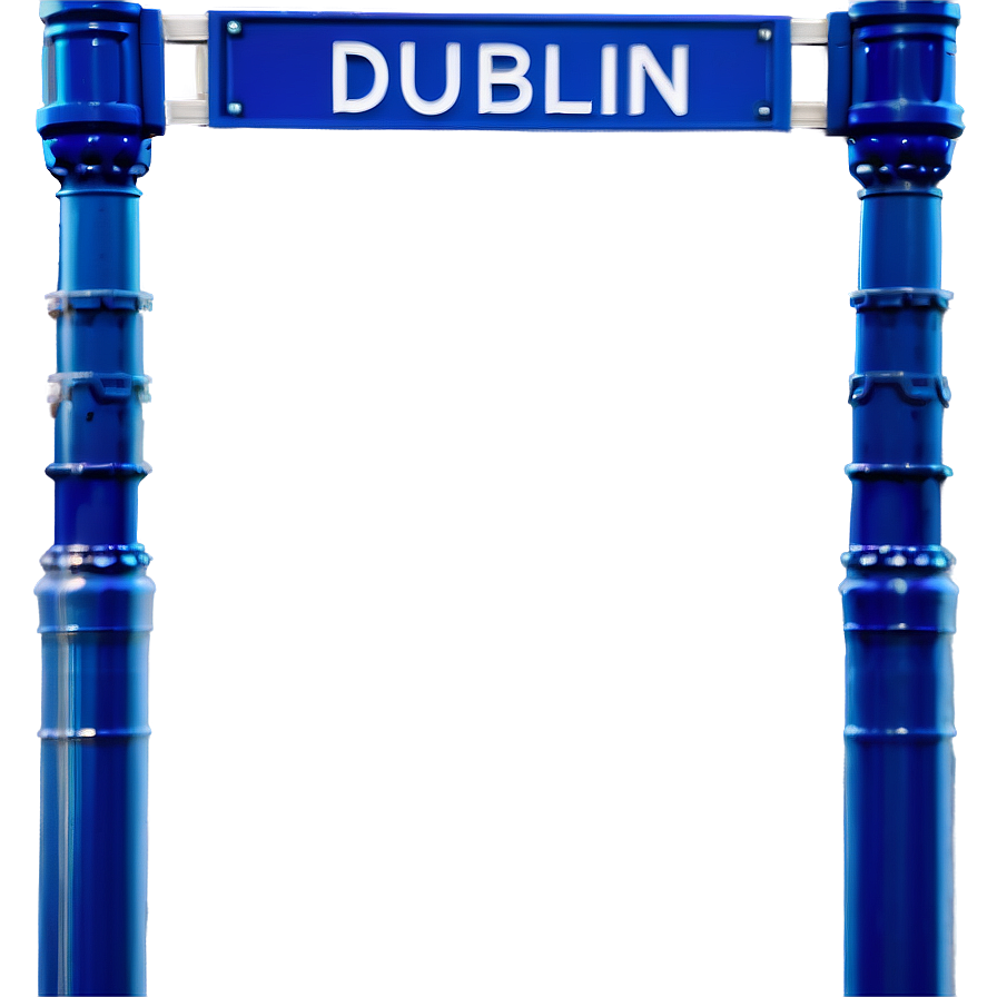 Dublin Street Sign Png 06232024 PNG Image