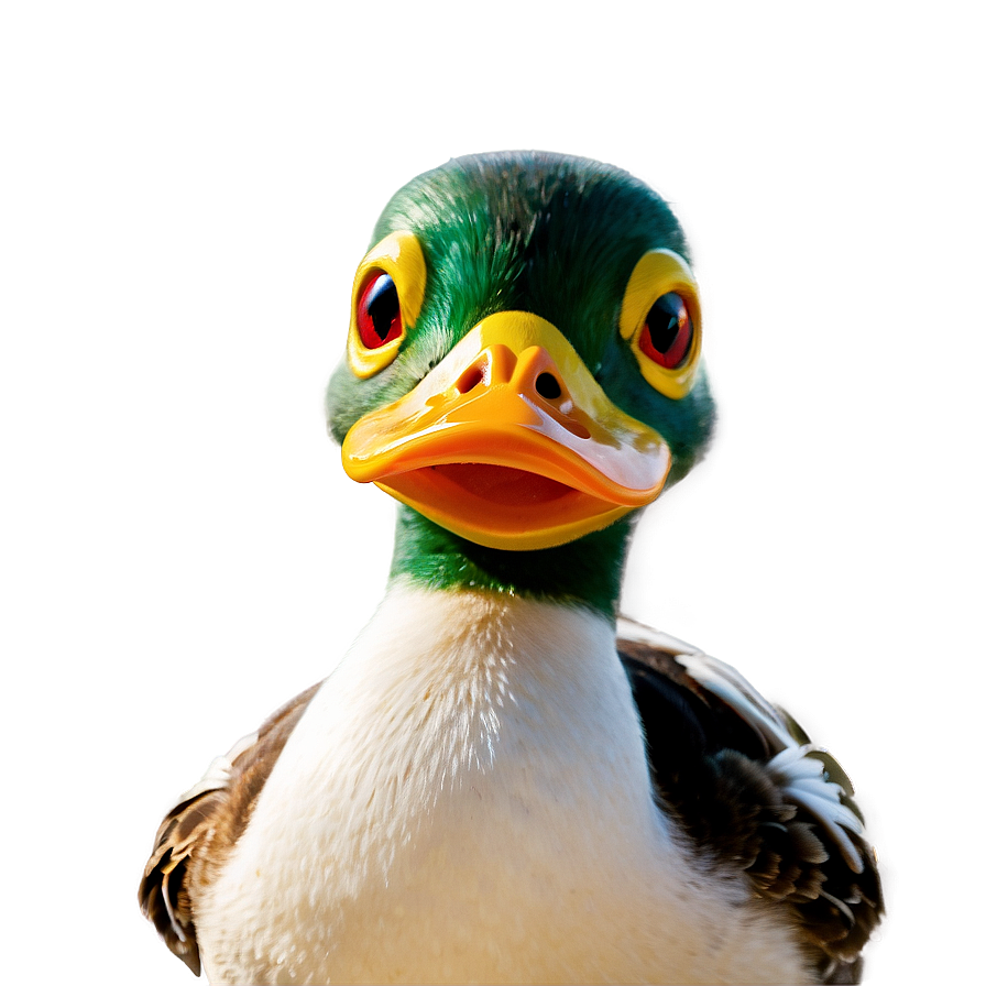 Duck At Lake Png Son PNG Image