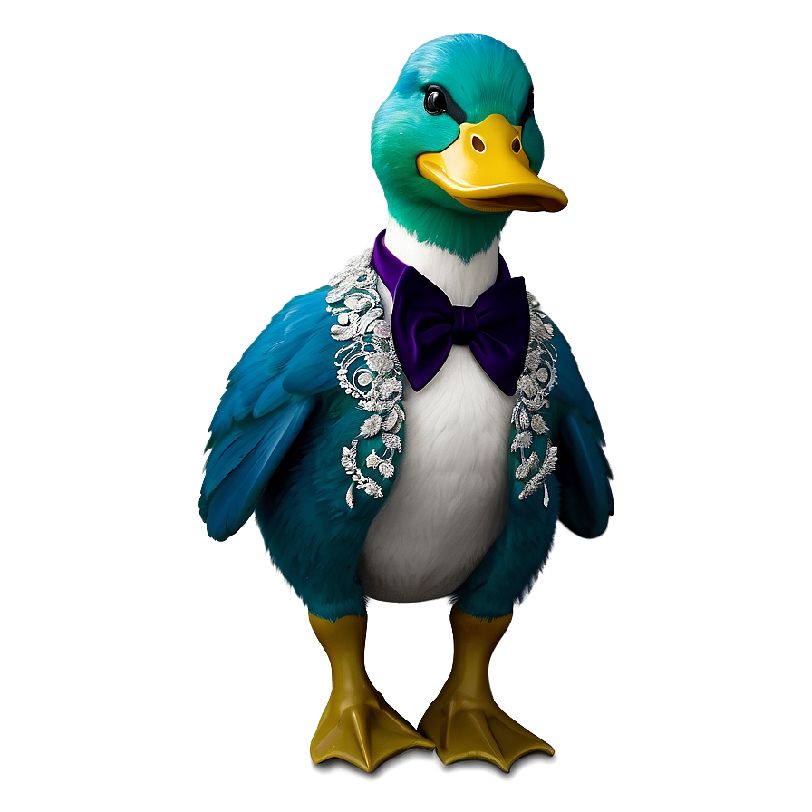 Duck In Formal Attire Png Ljl PNG Image