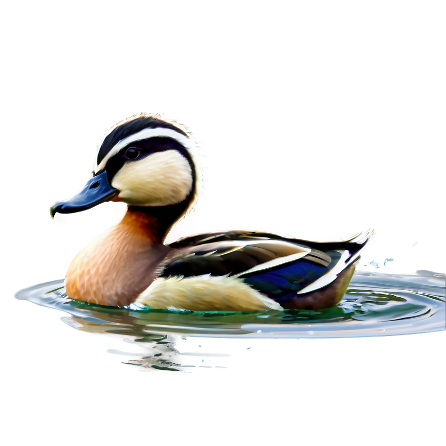 Duck Swimming Png 05032024 PNG Image