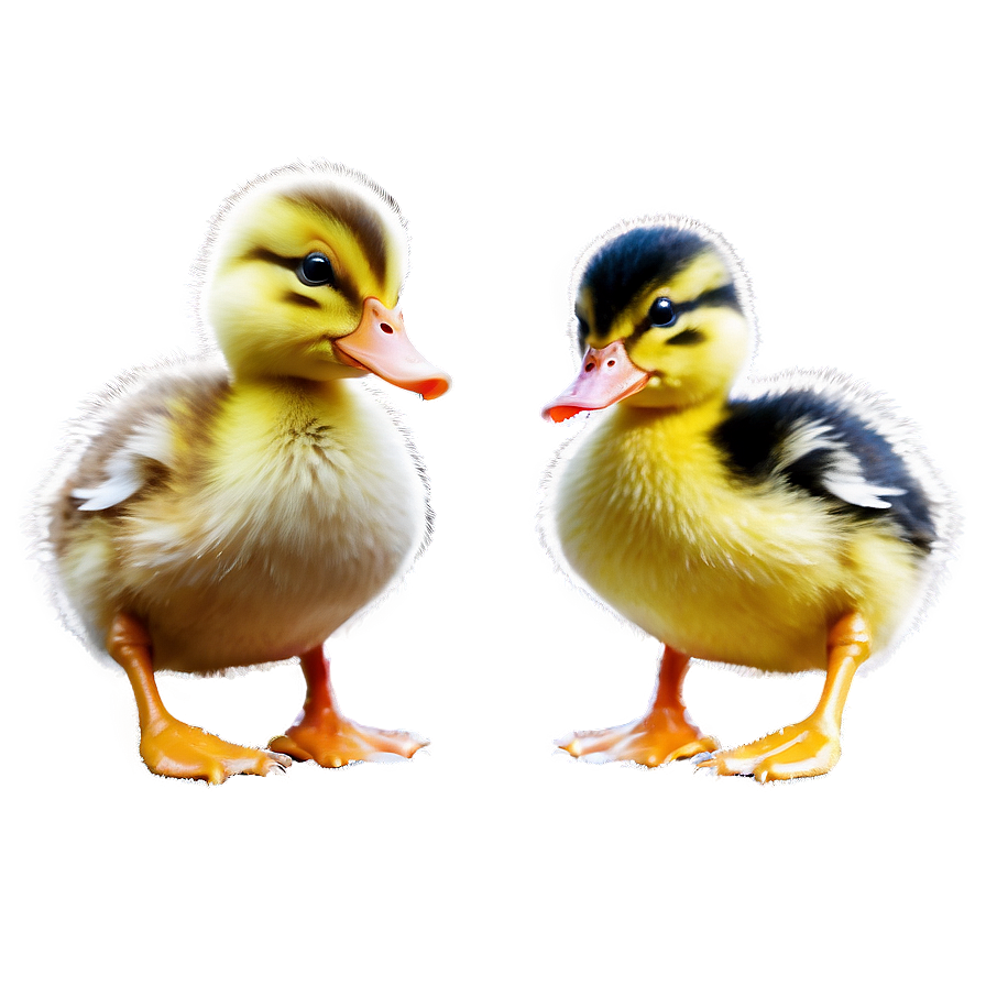 Duckling And Duck Png Dyh PNG Image