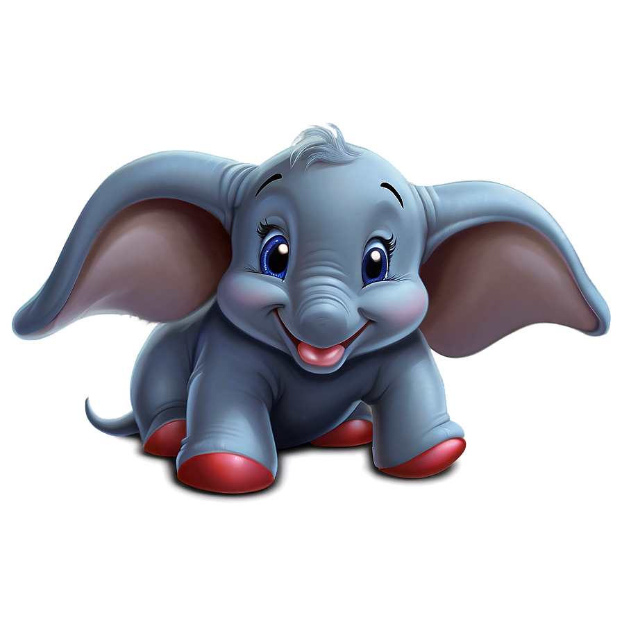 Dumbo Cartoon Character Png Ifh27 PNG Image