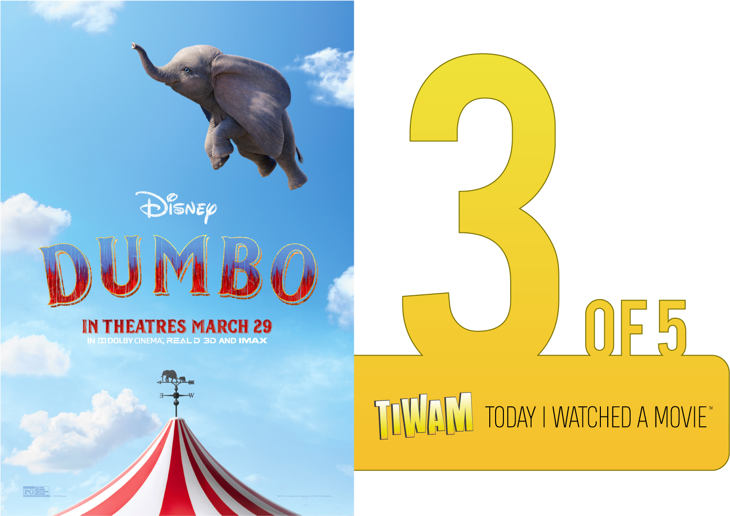 Dumbo Movie Poster3of5 PNG Image