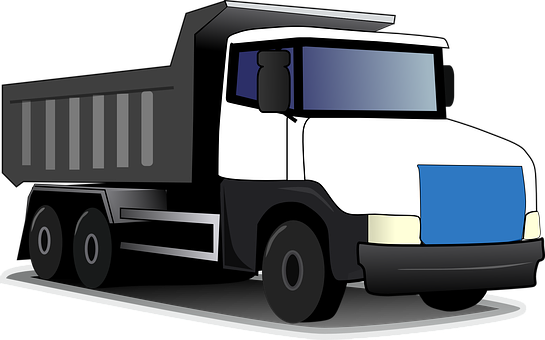 Dump Truck Vector Illustration PNG Image