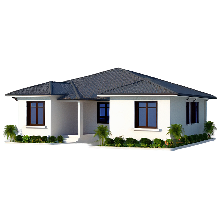 Duplex Houses Png Bwe PNG Image