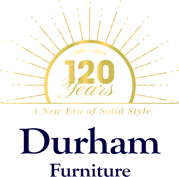 Durham Furniture120 Year Anniversary Logo PNG Image