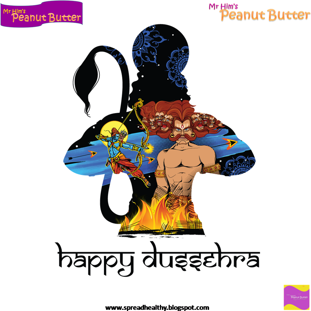 Dussehra Festival Celebration Artwork PNG Image