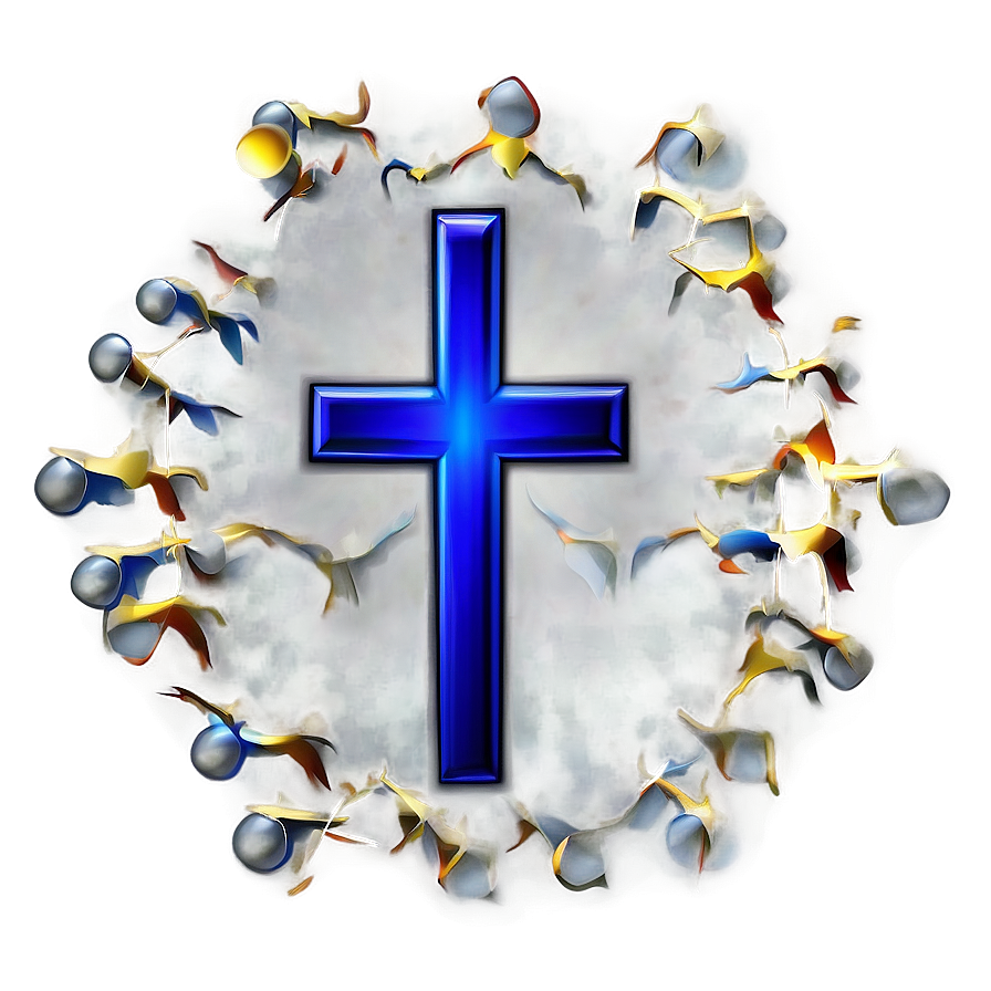 Dynamic Blue Cross Aspect Png Kqw PNG Image