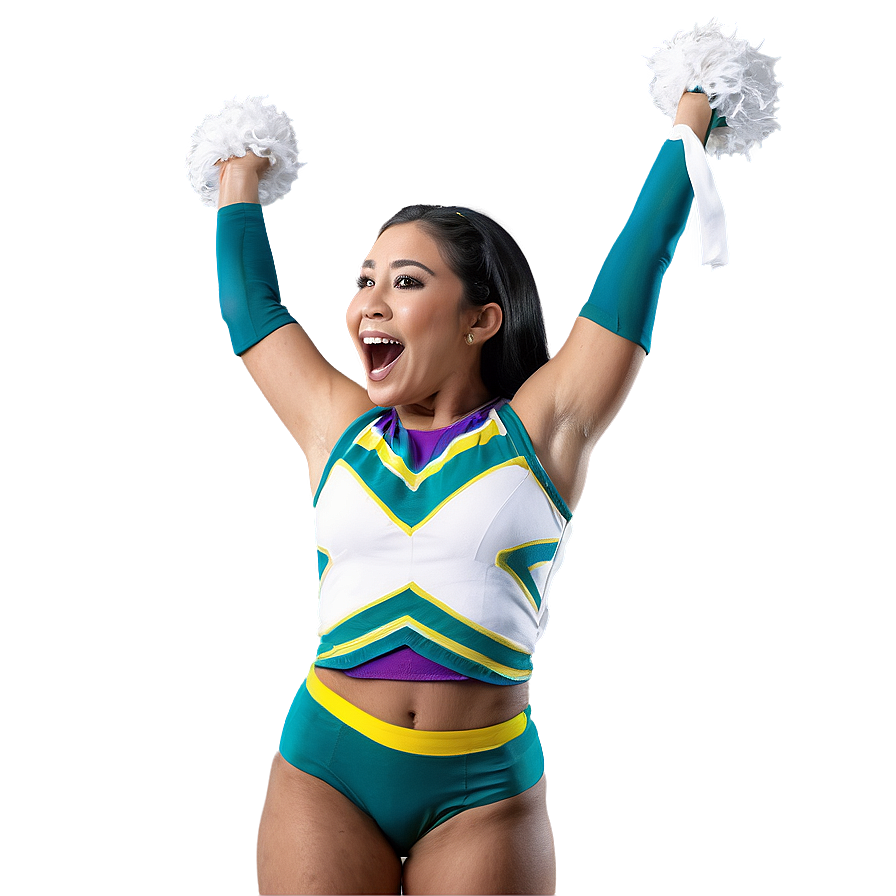 Dynamic Cheer Duo Png 2 PNG Image