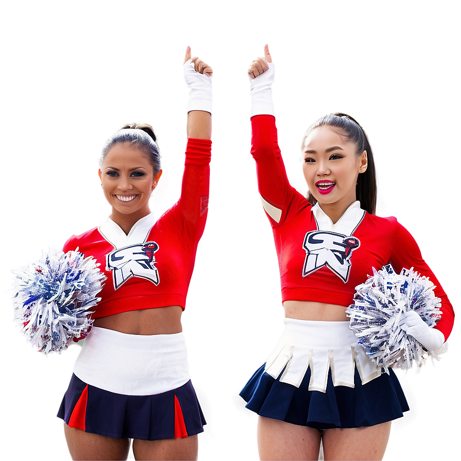 Dynamic Cheer Duo Png Kaj PNG Image