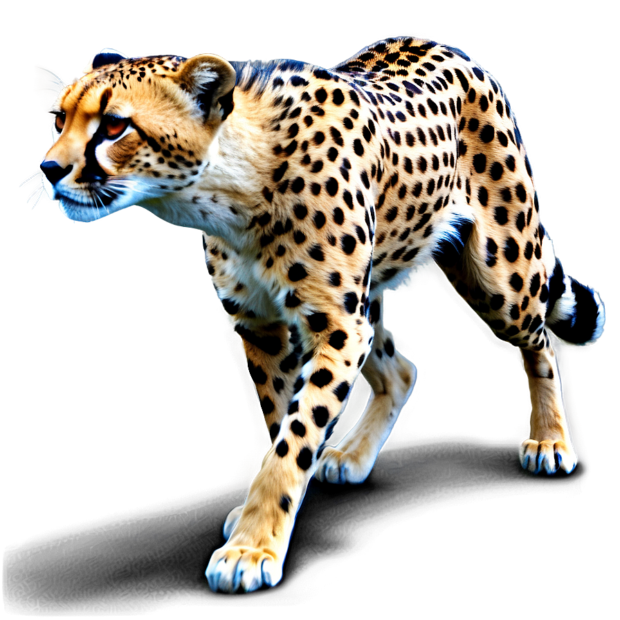 Dynamic Cheetah Run Png 06112024 PNG Image