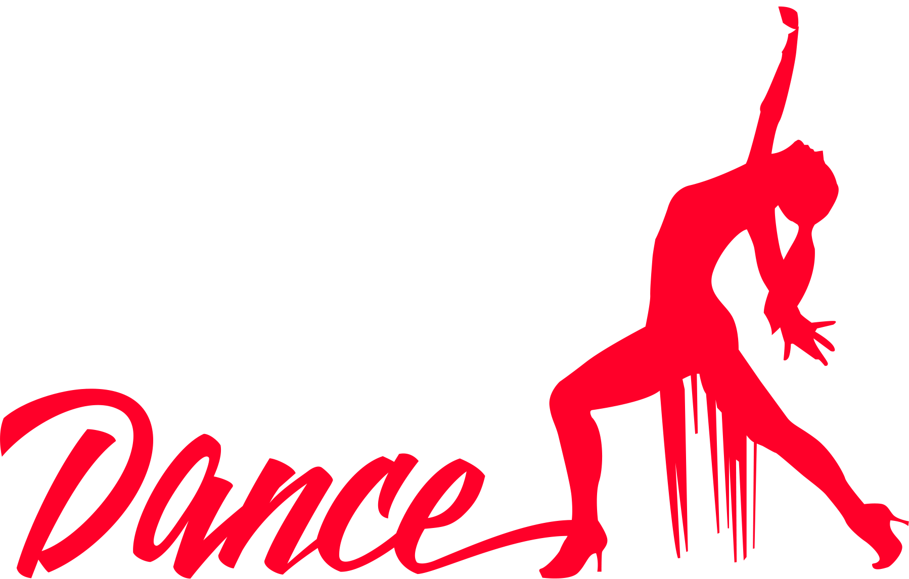 Dynamic Dance Logo Design PNG Image