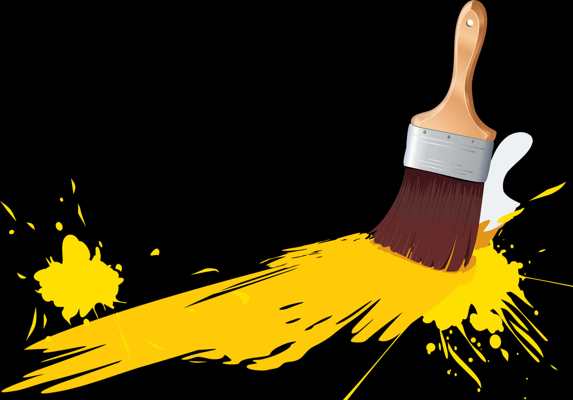 Dynamic Paintbrush Strokes PNG Image