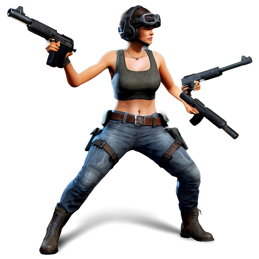 Dynamic Pubg Fighter Png 9 PNG Image