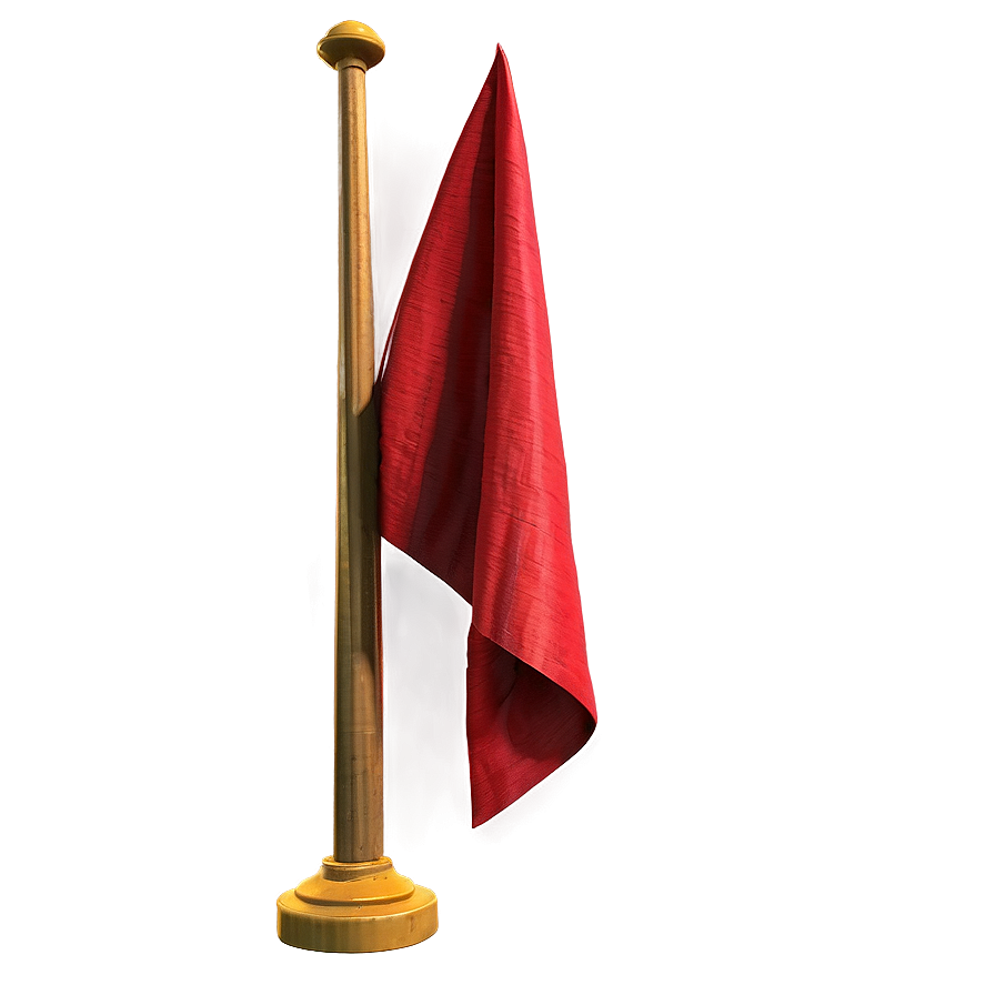 Dynamic Red Flag Render Png Yvh37 PNG Image