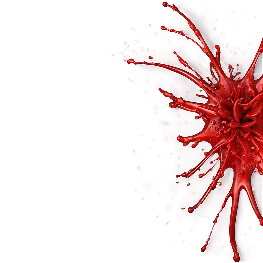 Dynamic Red Splash Png Muv PNG Image