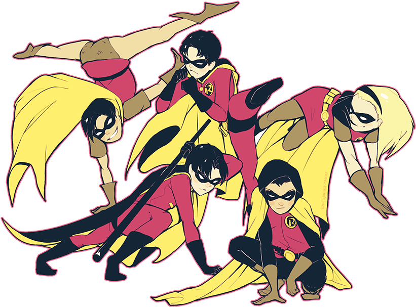 Dynamic_ Robin_ Variations PNG Image