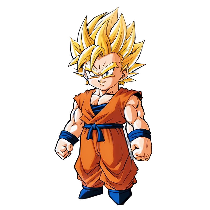 Dynamic Super Saiyan Hair Png 06122024 PNG Image