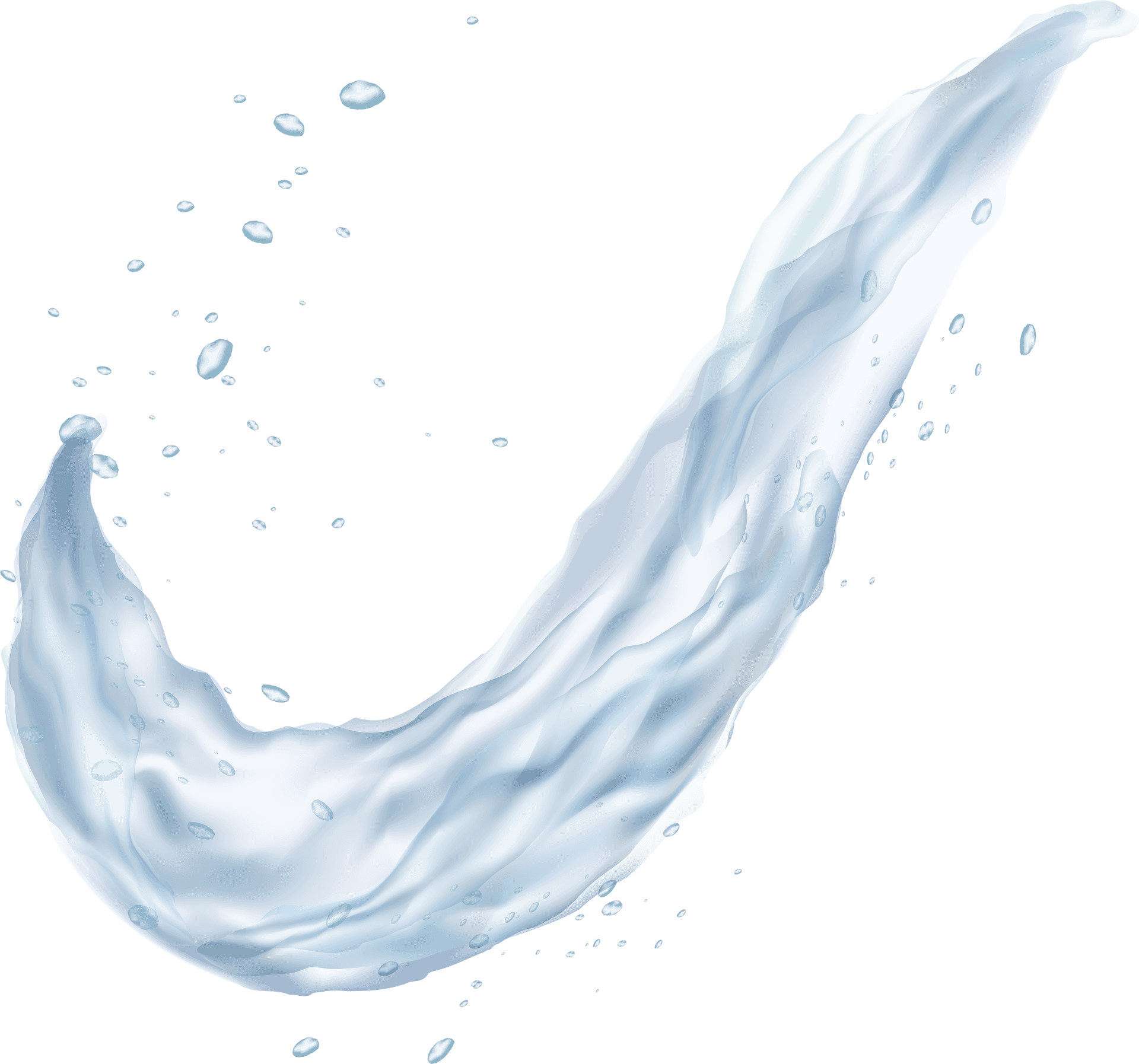 Dynamic Water Splash PNG Image