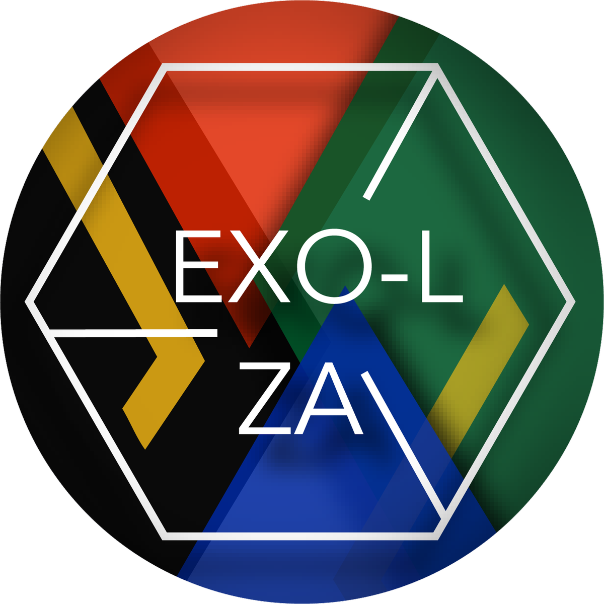 E X O L Fan Logo Design PNG Image