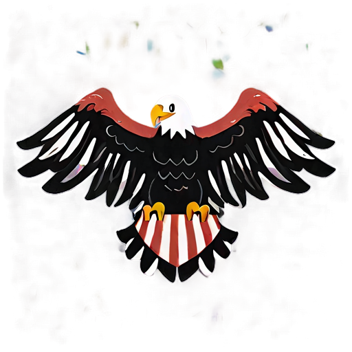 Eagle With Banner Tattoo Design Png A PNG Image