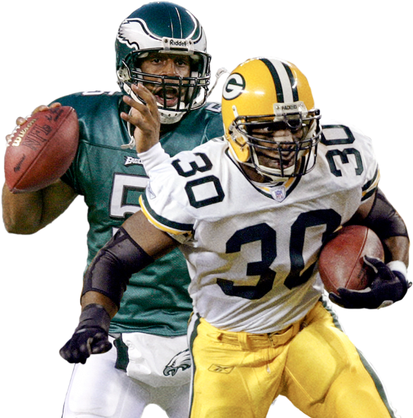 Eaglesvs Packers N F L Action PNG Image