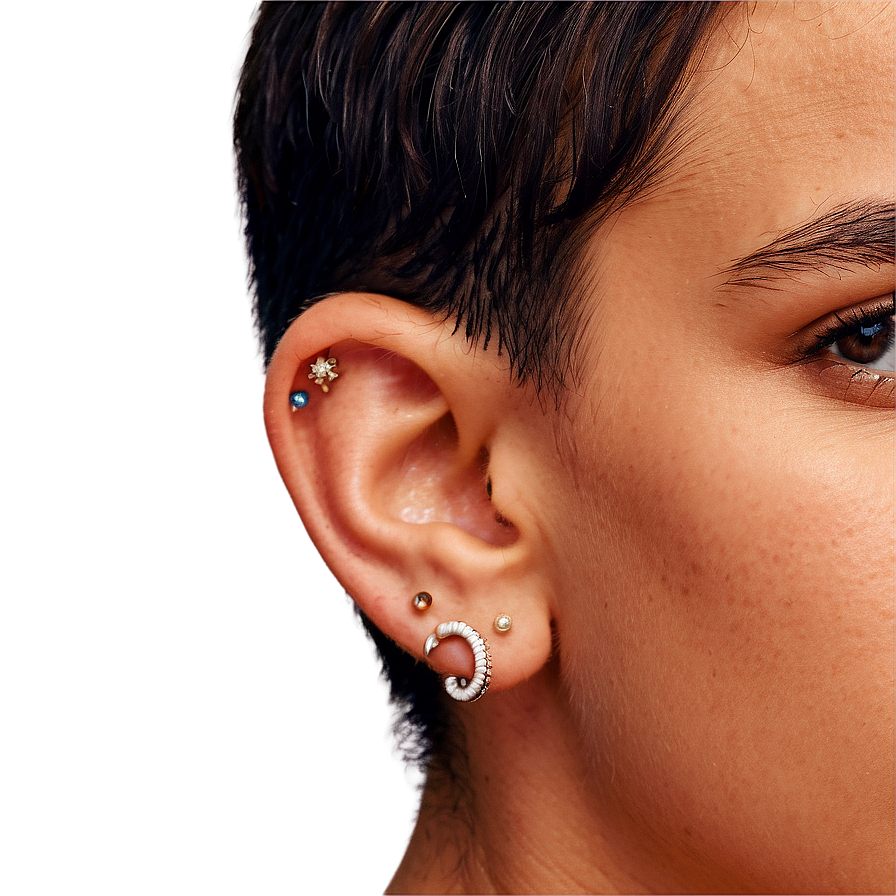 Ear Piercing Styles Png 18 PNG Image