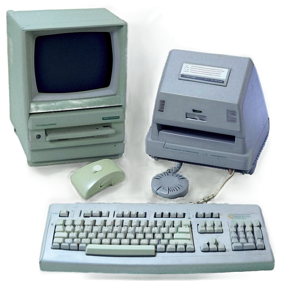 Early 90s Computer Technology Png Olu PNG Image