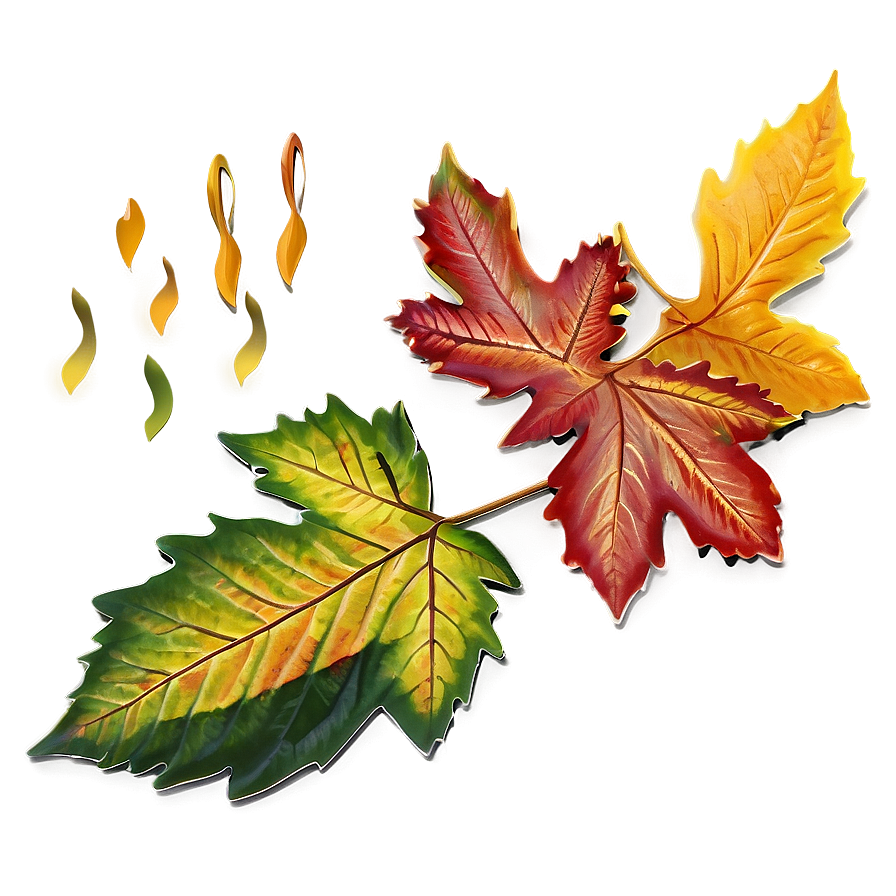 Early Fall Leaves Png Ktq92 PNG Image