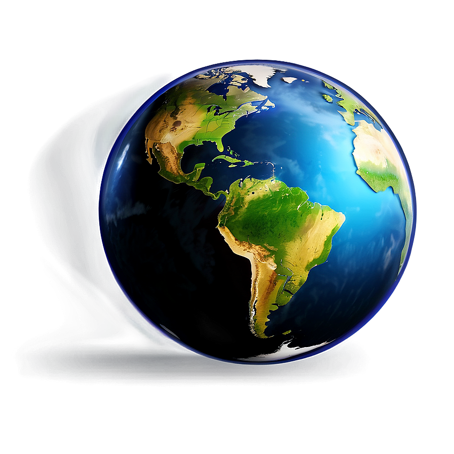 Earth Globe Graphic Png Pwl77 PNG Image