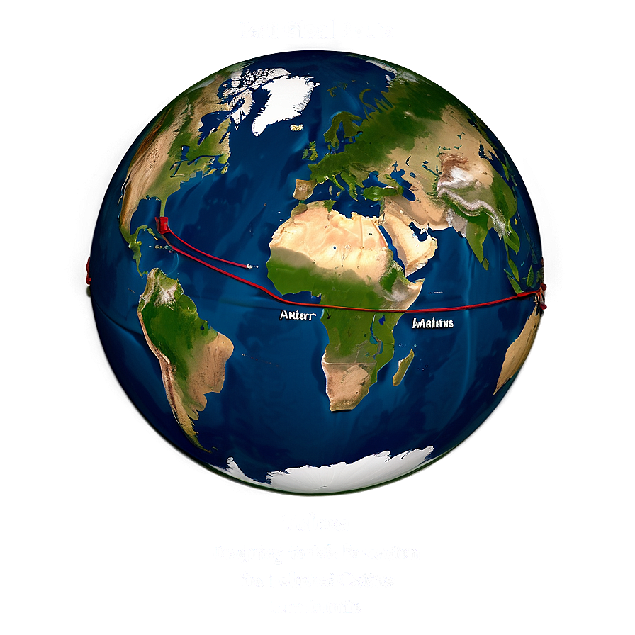 Earth's Global Trade Routes Png 36 PNG Image