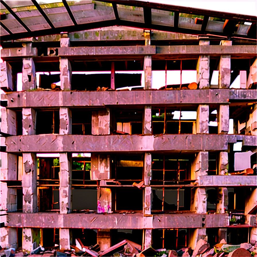 Earthquake-ruined Building Png Ipe PNG Image