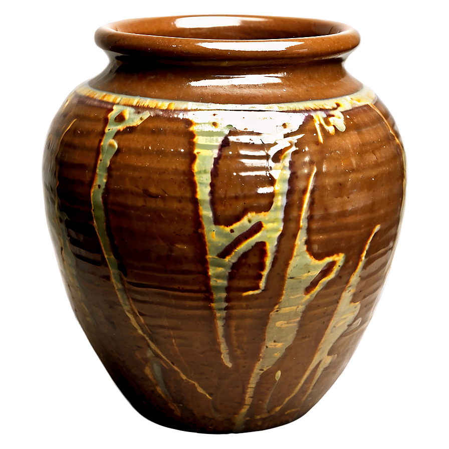 Earthy Brown Pottery Vase Png Itd PNG Image