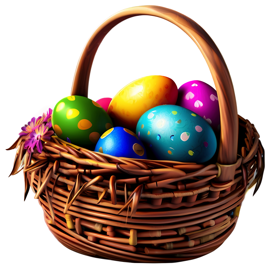 Easter Basket Clipart Png Qmm PNG Image