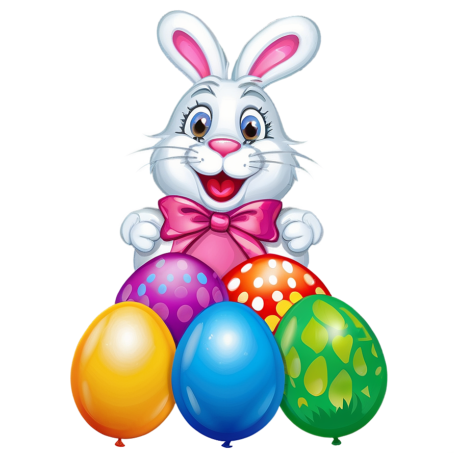 Easter Bunny Balloon Png 05232024 PNG Image