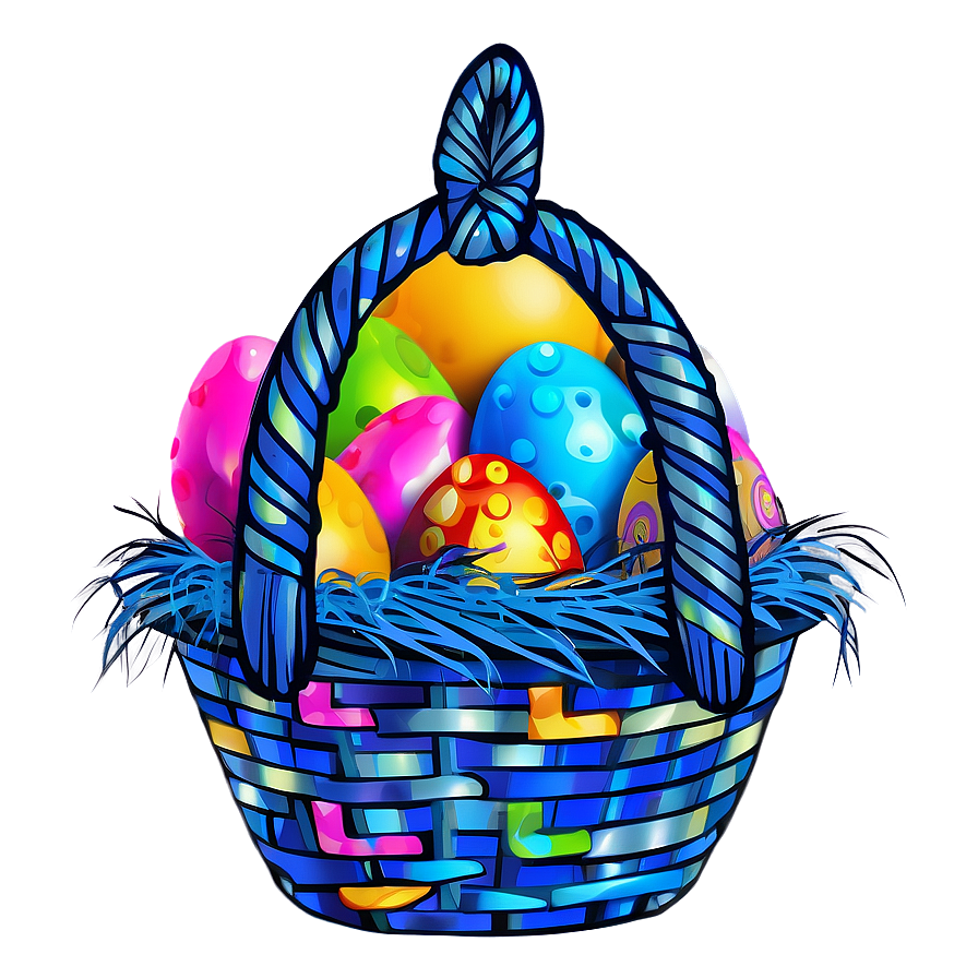 Easter Bunny Basket Clipart Png Ncu PNG Image