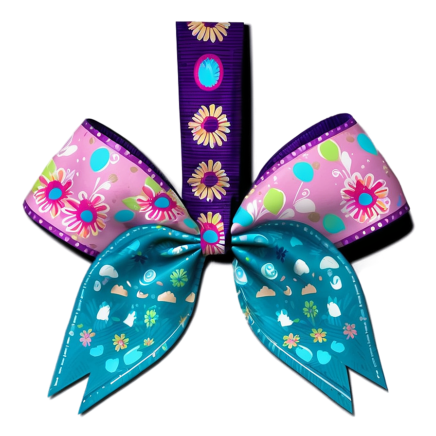 Easter Cheer Bow Png 06212024 PNG Image