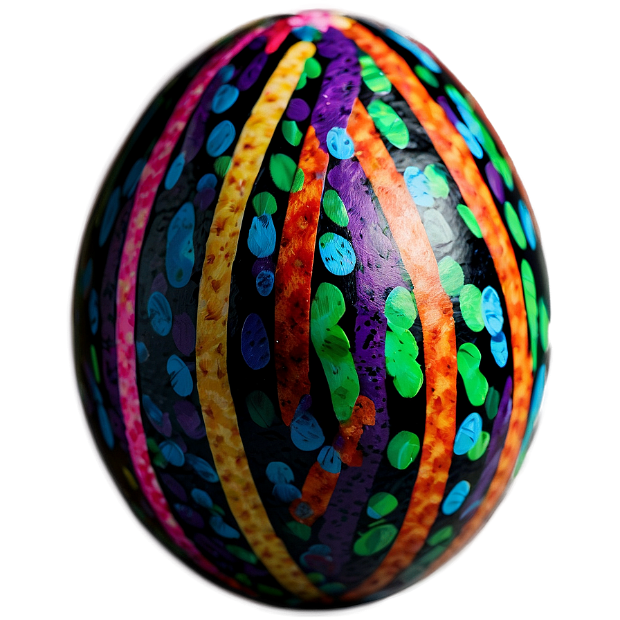 Easter Egg Striped Png 13 PNG Image