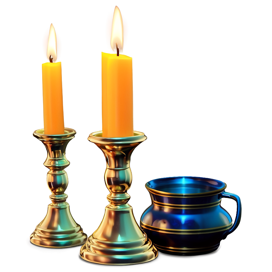 Eastern Inspired Candlestick Png Qkt PNG Image