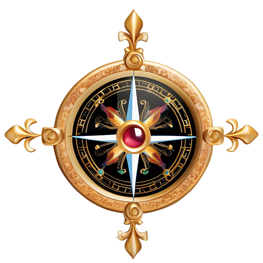 Eastern Inspired Compass Png 14 PNG Image