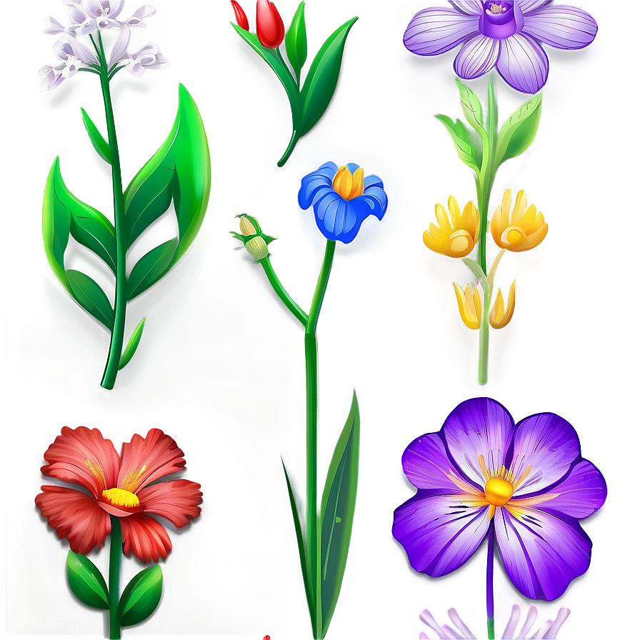 Easy Floral Illustration Png Clq PNG Image