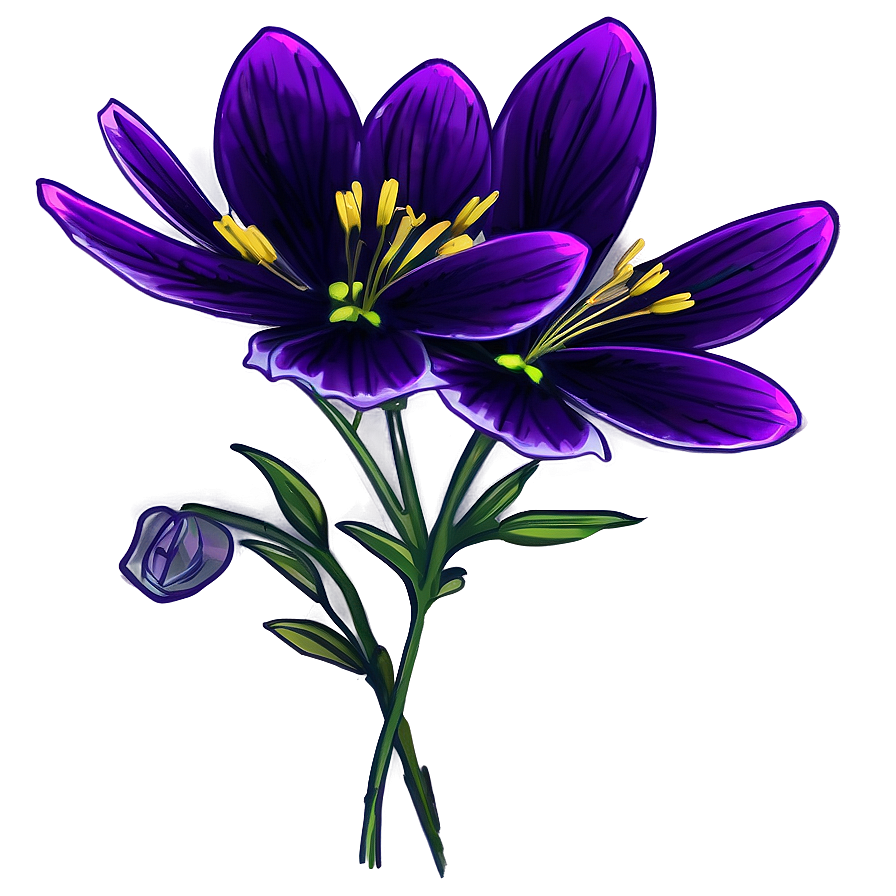 Easy Floral Illustration Png Gty PNG Image