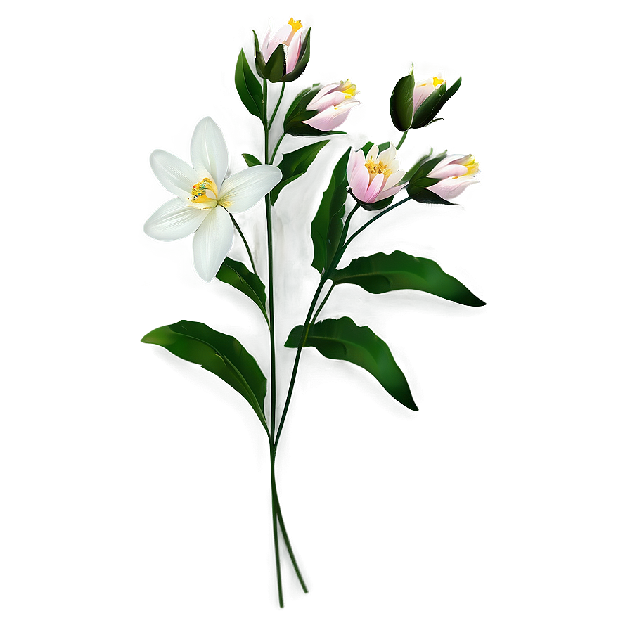 Easy Floral Png Qit PNG Image