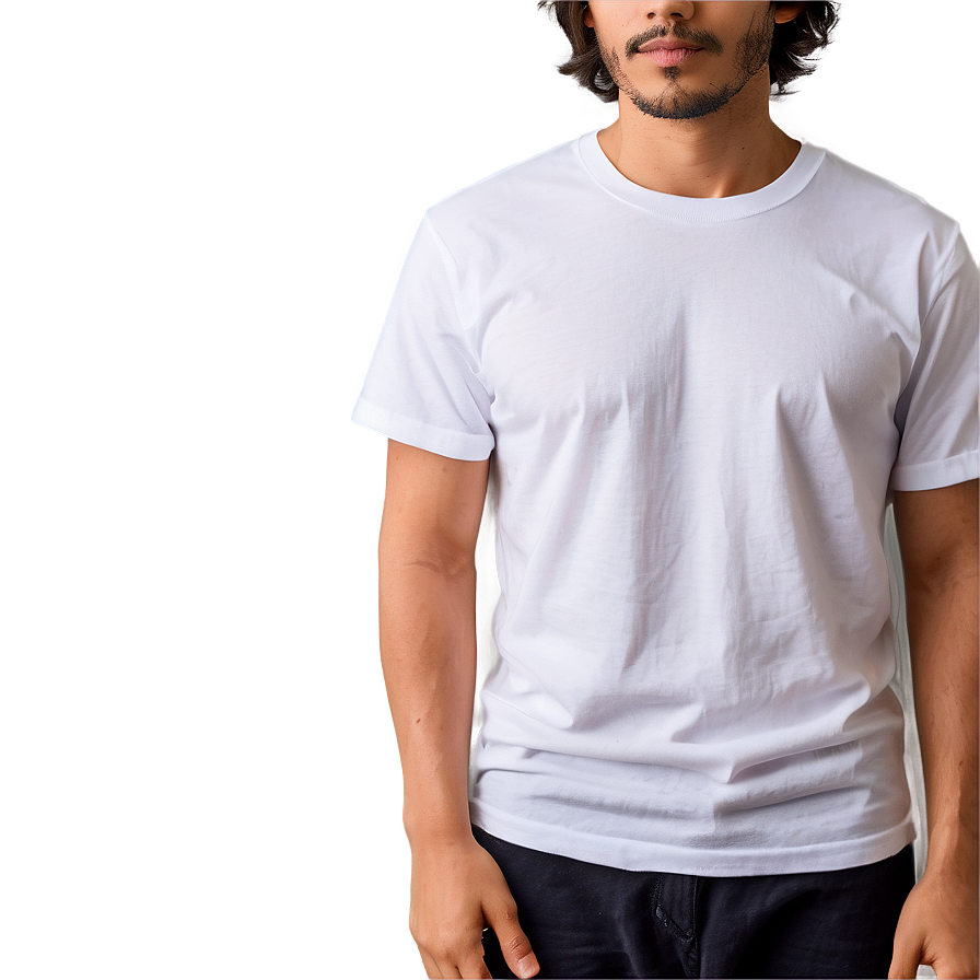 Easy To Use White T-shirt Mockup Png Eas PNG Image