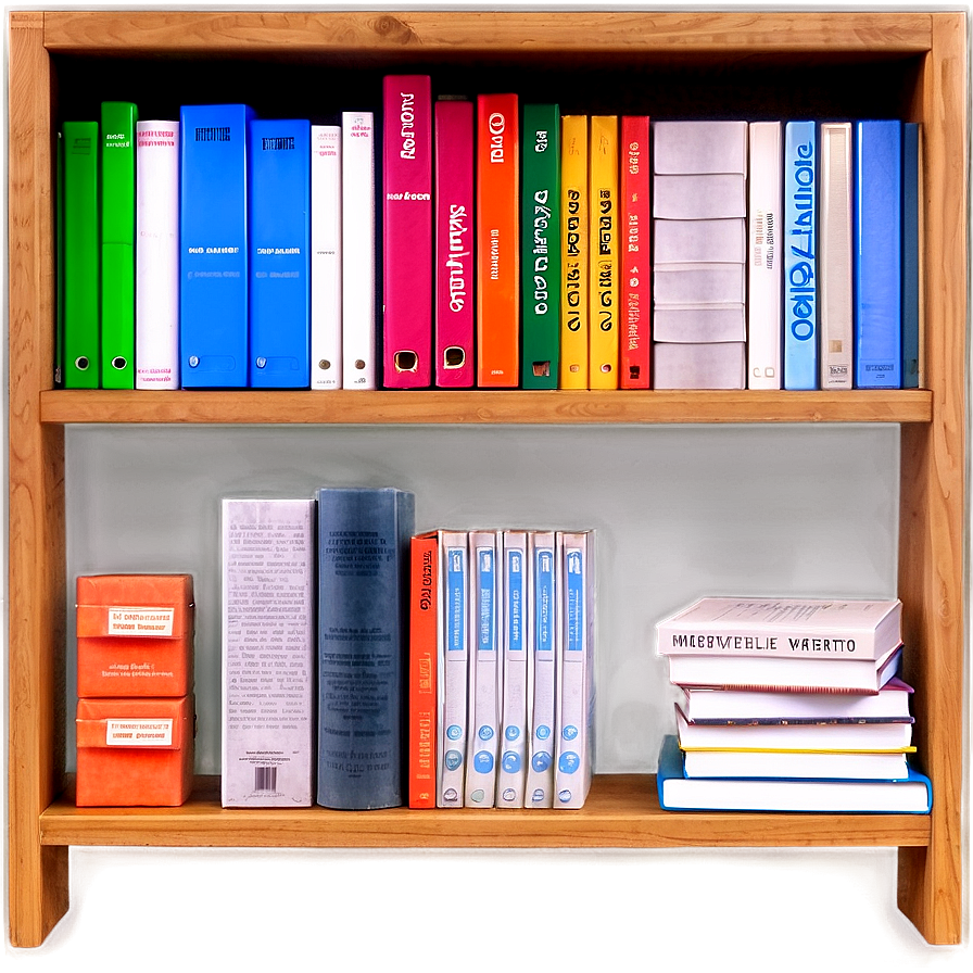 Ebook Shelf Visualization Png 60 PNG Image