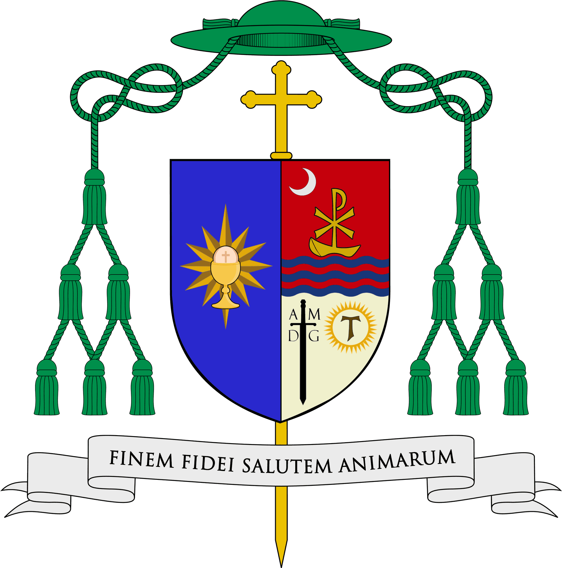 Ecclesiastical Heraldry Coatof Arms PNG Image