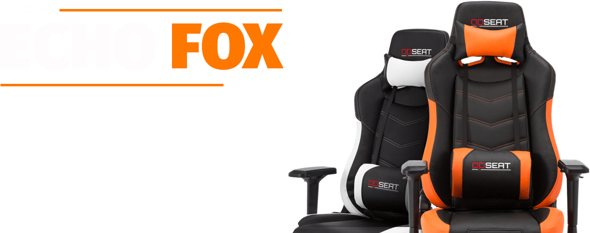 Echo Fox Gaming Chair Promotion PNG Image