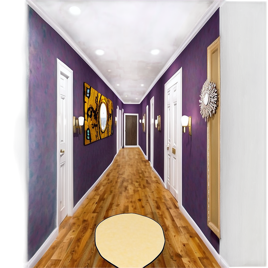 Eclectic Hallway Looks Png Vva PNG Image